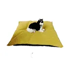 Manufacturer wholesale hot sale bright plus memory foam soft rectangle luxury living room pet bed pad sofa for large dog