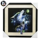 Hot sale 40*40cm wolf 3d lenticular pictures printing for advertisement