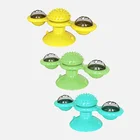 cat toys 2020 new windmill cat toys Turntable Toys with Super Suction Cup to Wall