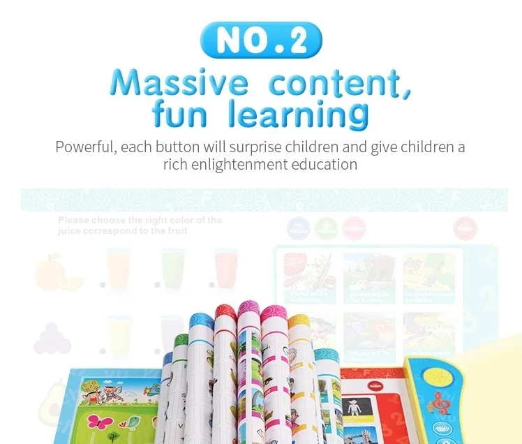 learning book and reading pen children talking pen books toys