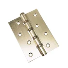 cheap price 4 inch iron PVD gold ball bearing 4BB window and door hinge for furniture hardware
