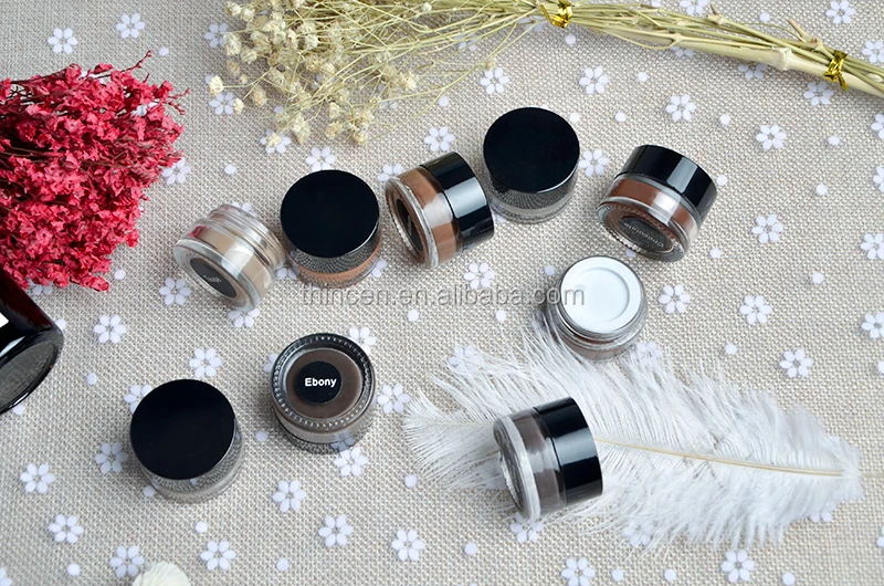 your own brand 9 colors smudge-proof custom eyebrow pomade make