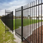 Steel Fence Garden Iron Gate Backyard Fence