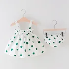 2019 toddler fashionable summer girls baby dress suits kids clothing sets