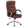 Hot sale reclining ergonomic black leather manager office chairs from China