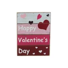Day" Day Wood Decor Wood Wall Plaque "Happy Valentine's Day" For Valentine's Day Decoration