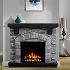 Decor Electric Fireplace Adjustable Flame Brightness Remote control electric fireplace