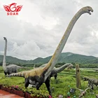 Realistic lifesize animatronic huge long neck dinosaur brachiosaurus for sale