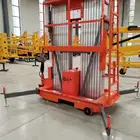 Adjustable pallet lifter/ cleaning man lift aluminum portable lift platform