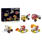 Engineering vehicle 5 in 1 model building block toy child diy playing toy