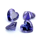 Zircon Zirconia Zircon Stone Artificial Zircon Heart Shape Loose Gemstone Cubic Zirconia Tanzanite Stone