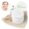 Organic Bamboo Cotton Facial Makeup Cleaning Clean Pads Reusable Facial Make-Up Remove Remover Removal Pad Rounds Washable