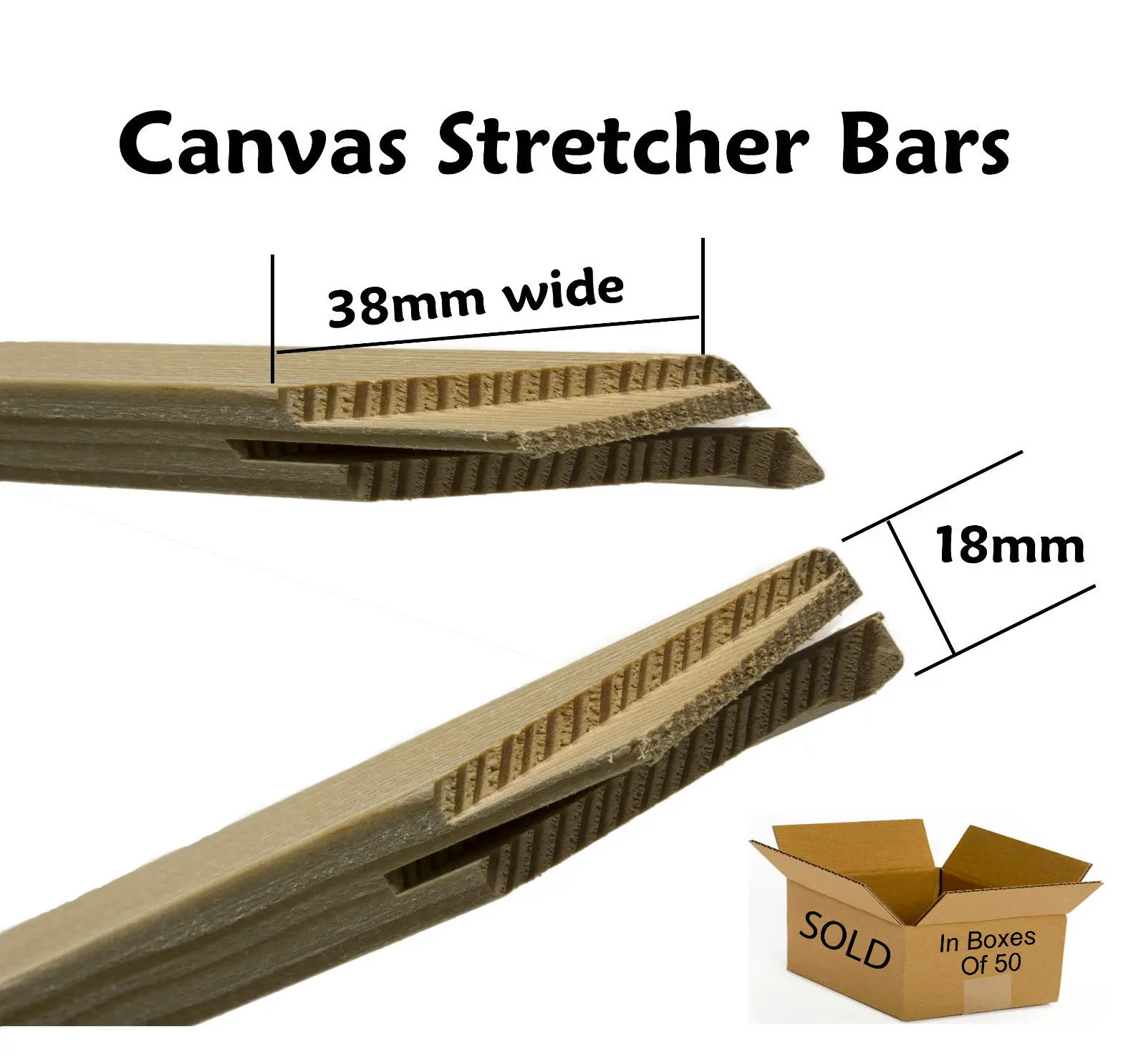 customized size mdf wooden frame stretcher bars for canvas art