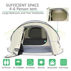 Camping Dropship Tent Geertop Ultralight Custom Logo Easy To Install Outdoor Beach Camping Tent For 4 Peasons Family