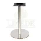 Low price stainless steel table base metal coffee table base bistrol table leg