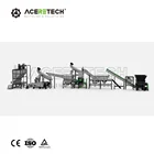 Aceretech 廃プラスチック pp pe ペットフレークリサイクルと洗濯脱水機ライン
