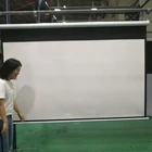 300 inch motorized projection screen with remote control