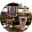 2019 different size anodized metal aluminum recycled reusable coffee cup for drinking