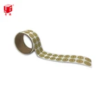 Labels print gold foil embossing with embossed sticker label maker