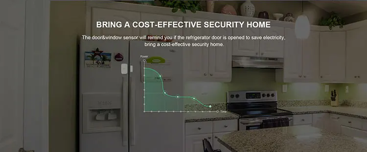 2019 best selling ZigBee Door Window Sensor smart home security alarm - ANKUX.COM