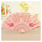 Photo Fashion Classic Photo Prop Fan Folding Fan Colorful Peacock Hand Fan