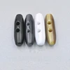 Double head 2 holes plastic resin toggle button sew