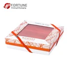 Wedding Favor Cardboard Paper Chocolate Gift Boxes With Clear Lid