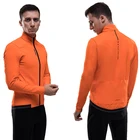 custom windproof reflective winter thermal cycling jacket for men