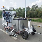 Road Line Road Marking Machine LXD-618 Automatic Driving Thermoplastic Road Marking Machine For Flat Line Convex Line