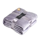 Gift package warm and soft touch airline flannel blanket