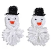 Kaimei s Snowman Drop Earrings For Women Charm Santa Claus Dangle Hanging Earring High Quality Christmas Jewelry