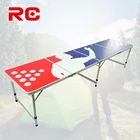 Print Customised BBQ Picnic Aluminum Portable Folding Dining Table Legs Adjustable