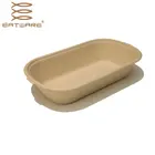 Free PFAS Chemical Microwave Oven Freezer Safe Dinnerware Sets Wooden Compartment Box