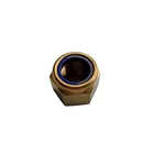High Precision CA36000 Brass Nylon Locking Nut For Machinery Connection