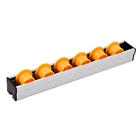 Conveyor placon sliding Steel plastic Roller track for sliding shelf system
