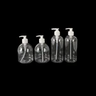250ml 500ml 8oz pet clear amber biodegradable hotel packaging custom empty plastic shampoo pump bottle