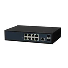 Port Snmp 10 8 Port 24V Passive PoE Full Gigabit 2 Optic Fiber SFP L2 Managed VLAN LACP SNMP Reverse Poe Switch