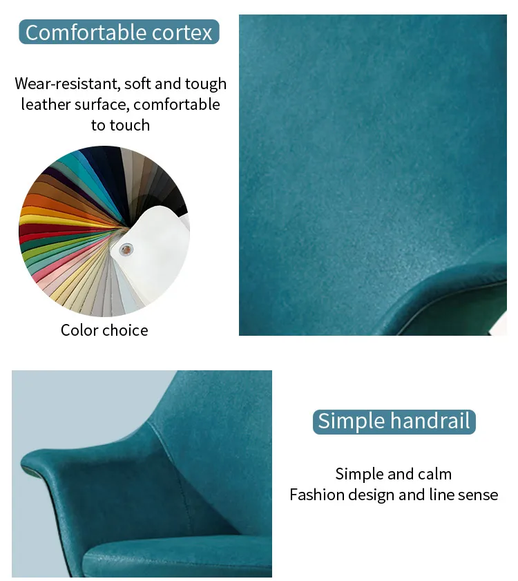 Office Room Modern Chair Seater Leather Seat Set Arm Chairs Leisure Furniture 1 Seccional Single Sofa