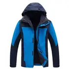Winter Outdoor waterproof windproof jacket men women unisex 3 in 1 thickened couple travel ski hiking jacket