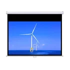 92 106 inch Window Shop Projection Retractable Manual Roll Pull up Down Projector Screen