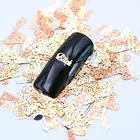 Decoration 800pcs/pack 3D Metal Bitch Logo Nail Art Stickers Nails Art Decoration Oem