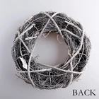 Christmas Natural Plant Wood Rattan Grapevine Willow Wreath Bases for Front Door