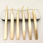 Eyelash Extension Tweezers Tweezer Volume Eyelash Extension Tweezers Custom Stainless Steel Eyelash Extension Tweezers With Logo Straight Slant Curved Volume Lash Tweezer Set Private Label
