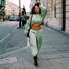 Clothes 2020 Autumn Winter Fleece Thick Warm Clothes Hoodies Jogger Pants 2 Piece Set Womens Tracksuits
