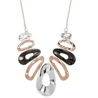 Three Colors Irregular Pendants Necklace Jewelry For Women