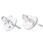 BPA Free Soother Food Grade Baby Silicone Pacifier With Customized