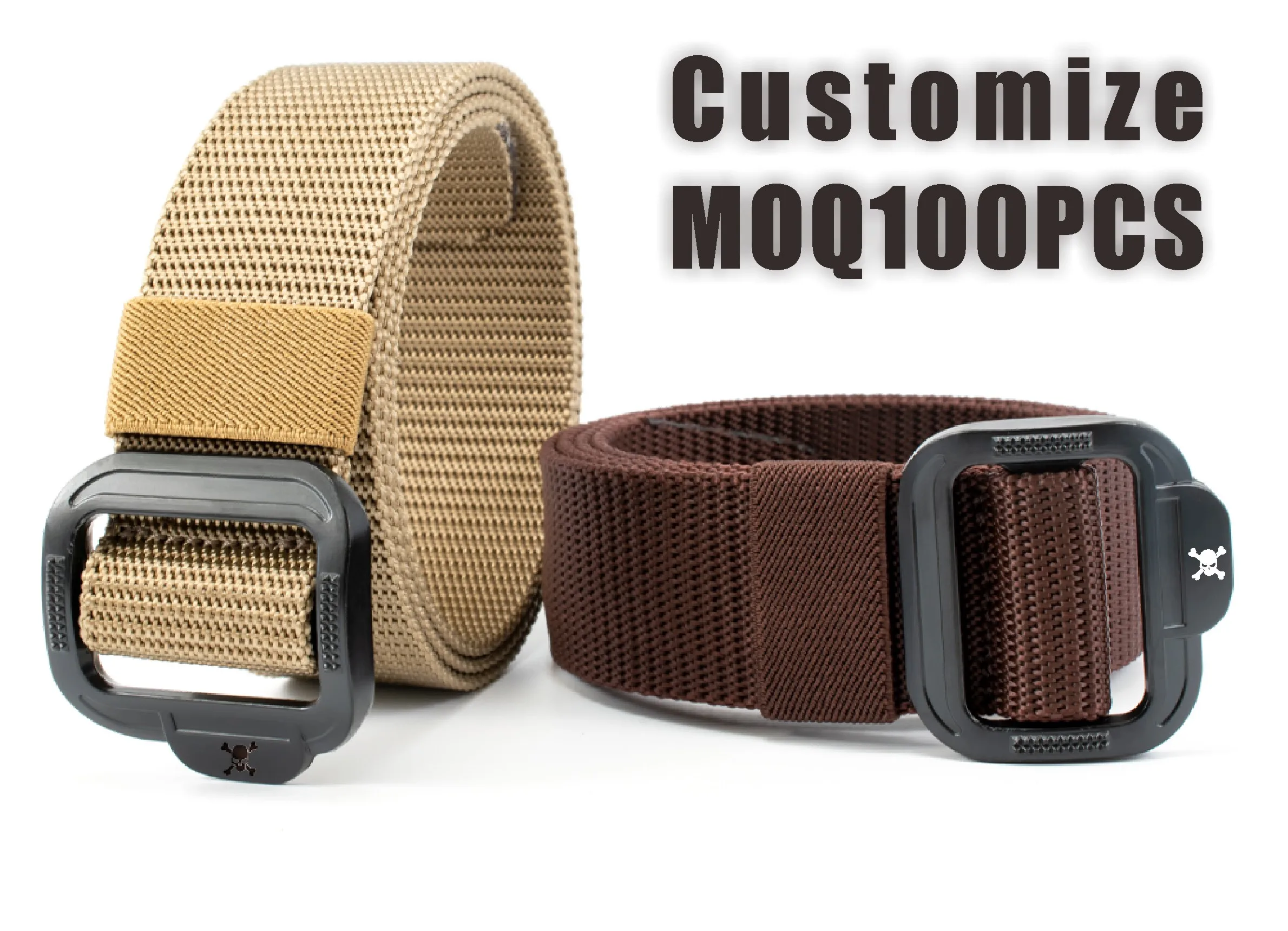 Blue Tactic Mens War Battle Military Belt Canvas Gunbelt Tactical