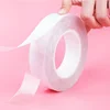 China Clear High Sticky Reusable Washable Removable Double Sided Gel Grip PU Nano Tape