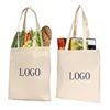 Promotional cheap hotselling organic biodegradable custom logo printed shopping tote cotton canvas handle bags