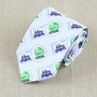 Silk Ties Business Tie Shengzhou Gold Navy Silk Striped Ties Business Formal Custom Woven Neckties #02